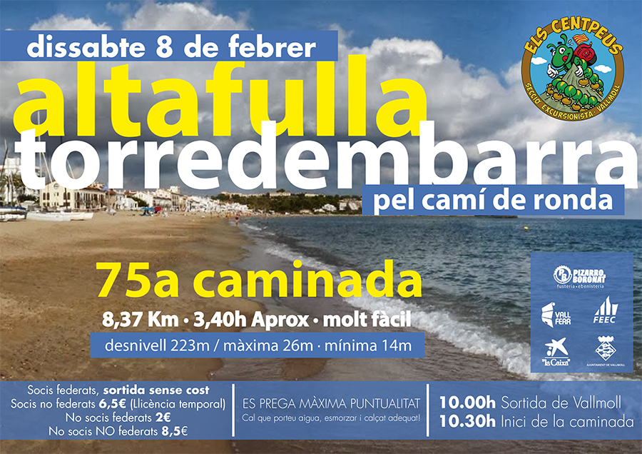 75a Caminada – Altafulla – Torredembarra pel camí de ronda · 08.02.20